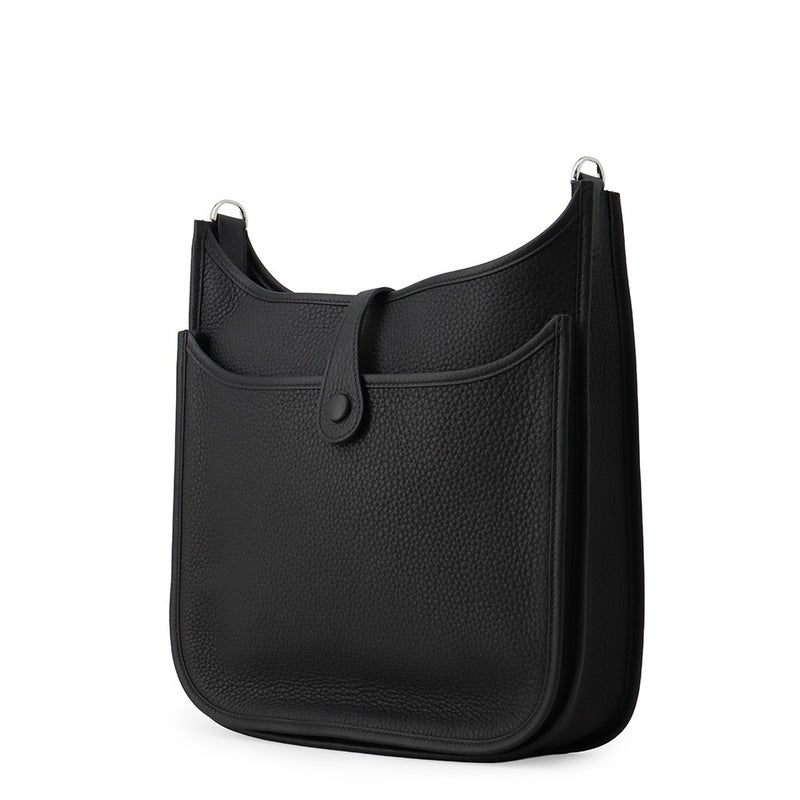 エルメス ショルダーバッグ エブリン3 PM ブラック/シルバー金具 トリヨンクレマンス G刻印 HERMES 黒