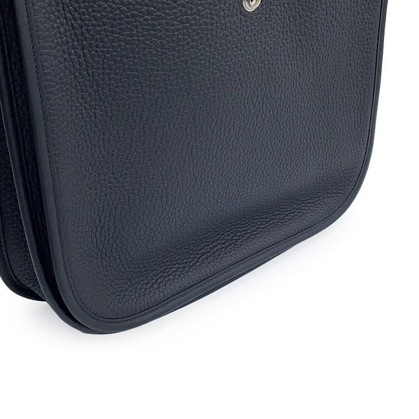 エルメス ショルダーバッグ エブリン3 PM ブラック/シルバー金具 トリヨンクレマンス G刻印 HERMES 黒
