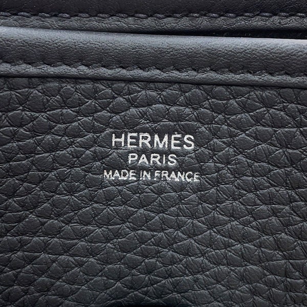エルメス ショルダーバッグ エブリン3 PM ブラック/シルバー金具 トリヨンクレマンス G刻印 HERMES 黒