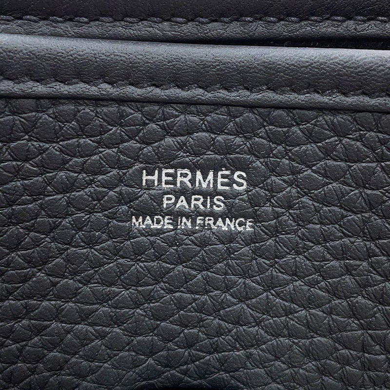 エルメス ショルダーバッグ エブリン3 PM ブラック/シルバー金具 トリヨンクレマンス G刻印 HERMES 黒