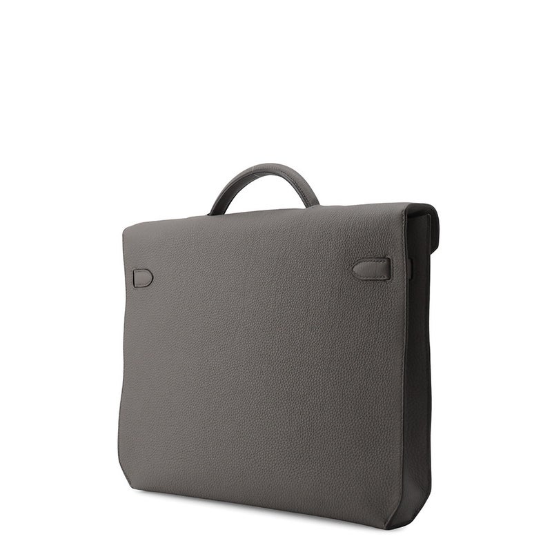エルメス ケリーデペッシュ36 エタン/シルバー金具 トゴ W刻印 HERMES ビジネスバッグ