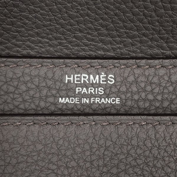 エルメス ケリーデペッシュ36 エタン/シルバー金具 トゴ W刻印 HERMES ビジネスバッグ