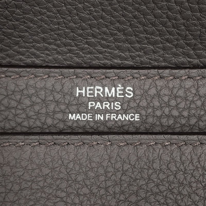 エルメス ケリーデペッシュ36 エタン/シルバー金具 トゴ W刻印 HERMES ビジネスバッグ