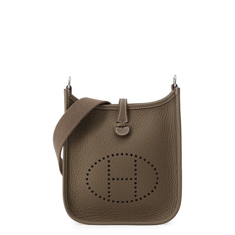 エルメス ショルダーバッグ エブリンTPM 111cm アマゾン エトゥープ/シルバー金具 トリヨンクレマンス G刻印 HERMES