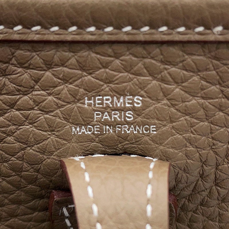 エルメス ショルダーバッグ エブリンTPM 111cm アマゾン エトゥープ/シルバー金具 トリヨンクレマンス G刻印 HERMES
