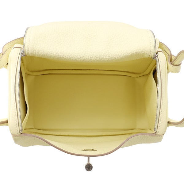 エルメス ハンドバッグ リンディ26  ジョーヌミルトン/シルバー金具 トリヨンクレマンス G刻印 HERMES 2way