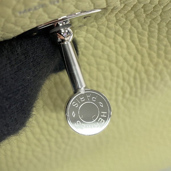 エルメス ハンドバッグ リンディ26  ジョーヌミルトン/シルバー金具 トリヨンクレマンス G刻印 HERMES 2way