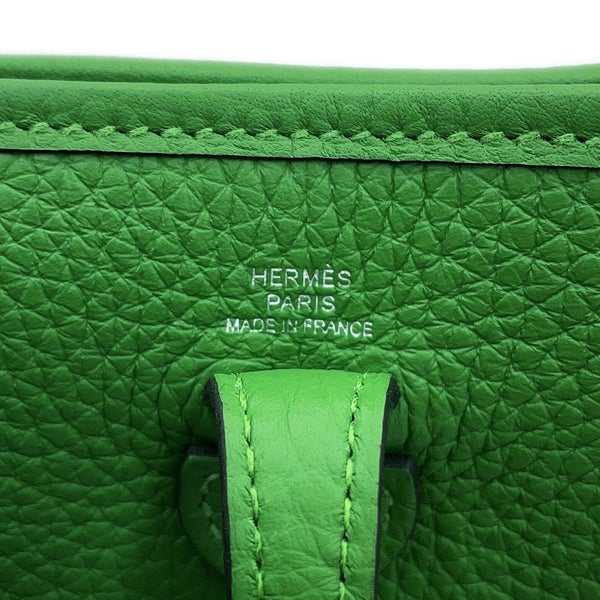 エルメス ショルダーバッグ エブリンTPM 111cm アマゾン ヴェールユッカ/シルバー金具 トリヨンクレマンス G刻印 HERMES