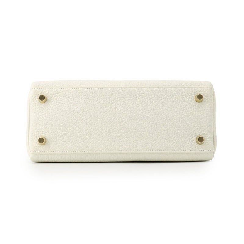 エルメス ハンドバッグ ケリー25 内縫い マッシュルーム/ゴールド金具 トゴ B刻印 HERMES Kelly 2wayバッグ