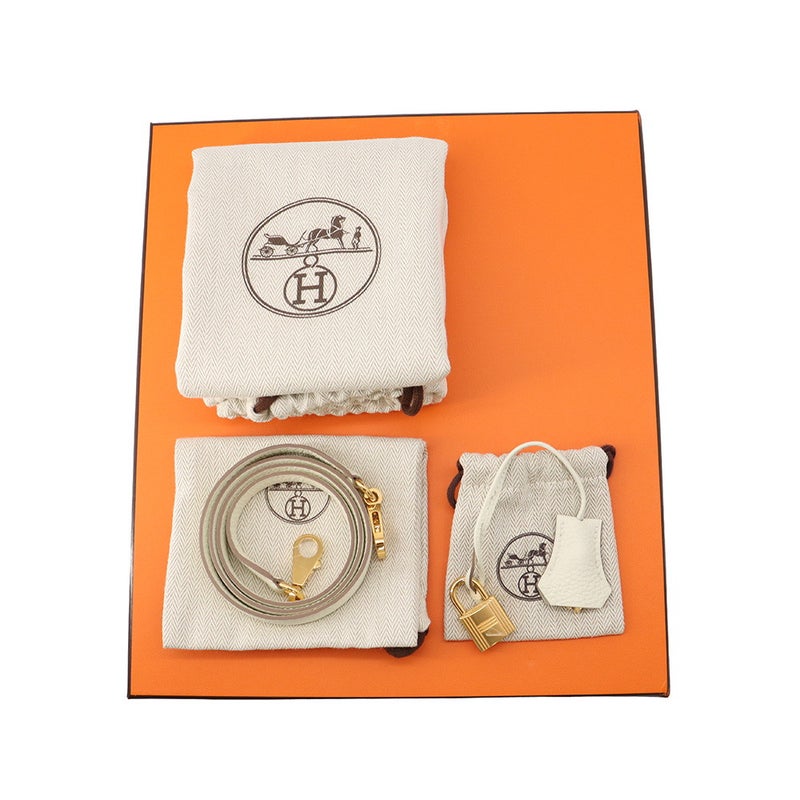 エルメス ハンドバッグ ケリー25 内縫い マッシュルーム/ゴールド金具 トゴ B刻印 HERMES Kelly 2wayバッグ