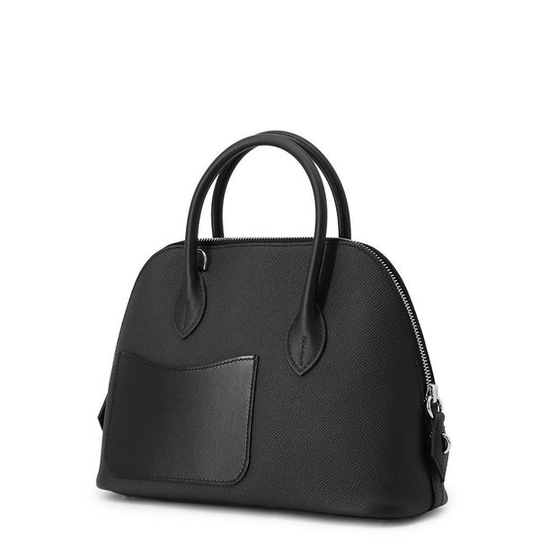 エルメス ボリード1923 25 無秩序 ブラック/シルバー金具 エプソン/スイフト/ヴァッシュハンター B刻印 2wayショルダー 黒