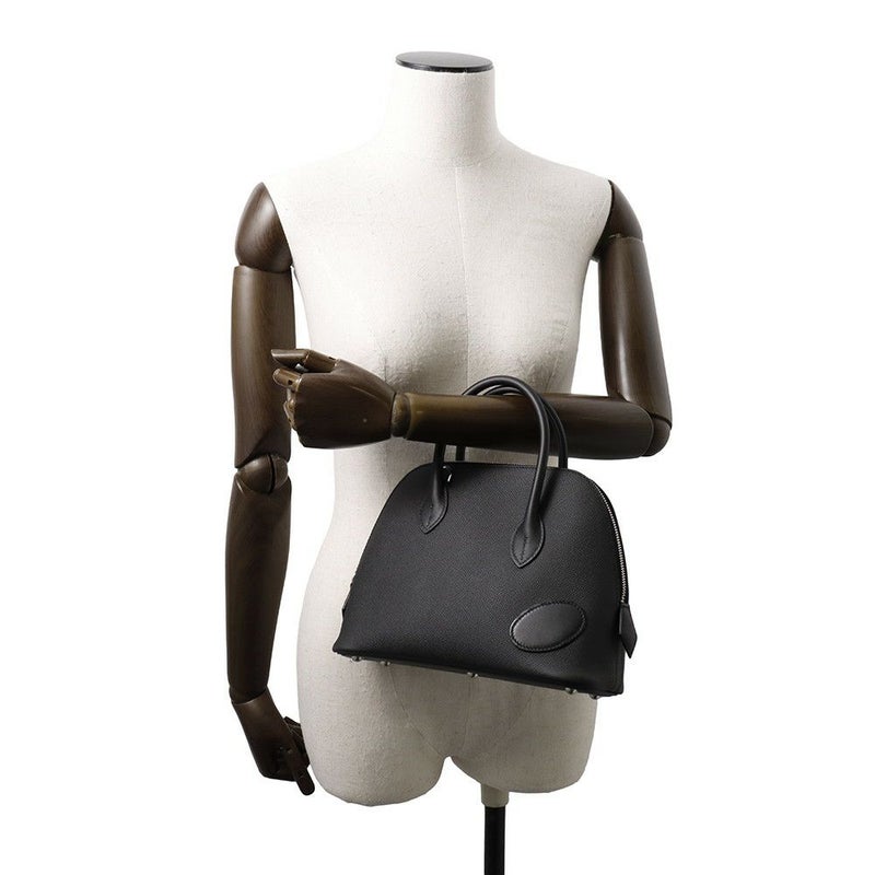 エルメス ボリード1923 25 無秩序 ブラック/シルバー金具 エプソン/スイフト/ヴァッシュハンター B刻印 2wayショルダー 黒