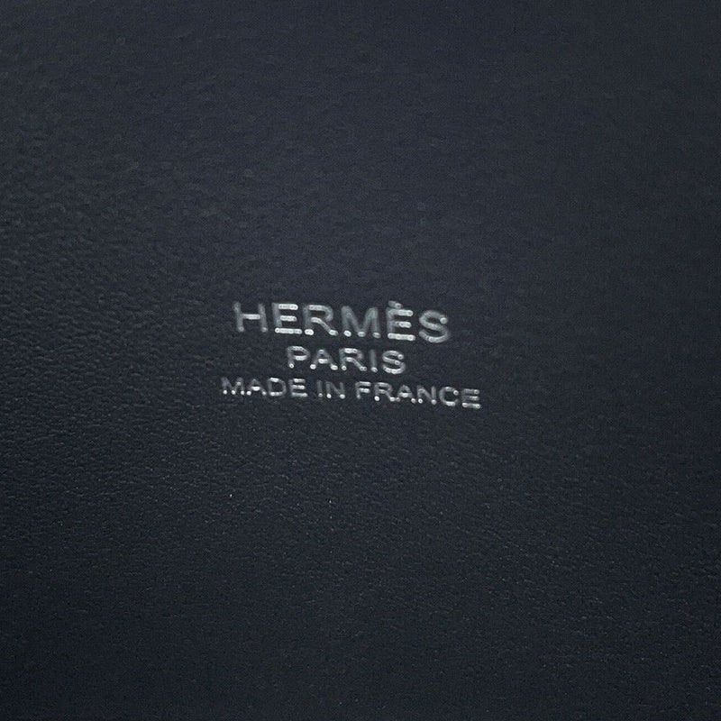 エルメス ボリード1923 25 無秩序 ブラック/シルバー金具 エプソン/スイフト/ヴァッシュハンター B刻印 2wayショルダー 黒