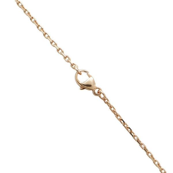 エルメス ネックレス ミニ・ポップアッシュ ブラック/ピンクゴールド金具 HERMES アクセサリー 黒