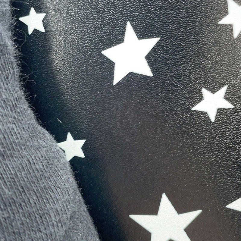 バレンシアガ 長財布 ペーパー スター プリント 499207 BALENCIAGA 黒