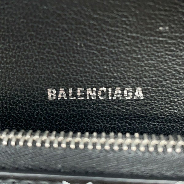 バレンシアガ 長財布 ペーパー スター プリント 499207 BALENCIAGA 黒