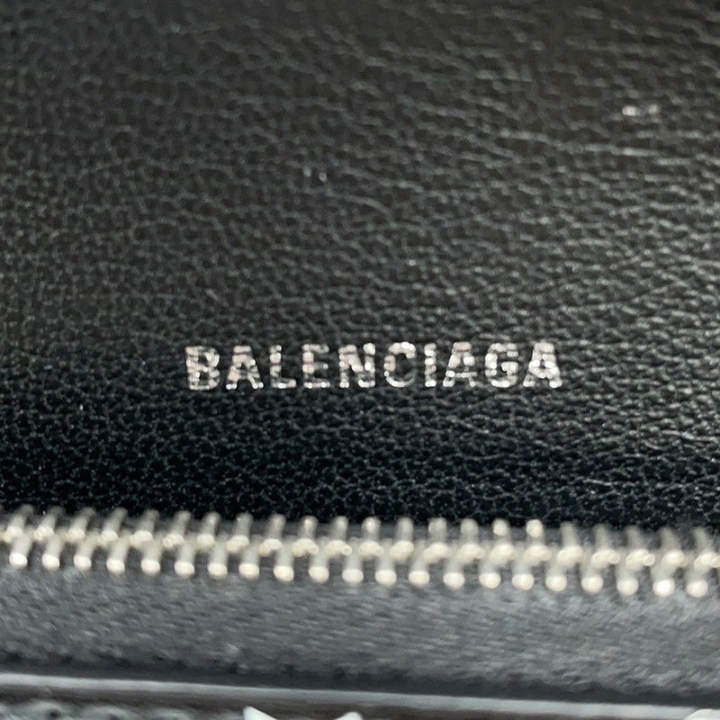 バレンシアガ 長財布 ペーパー スター プリント 499207 BALENCIAGA 黒