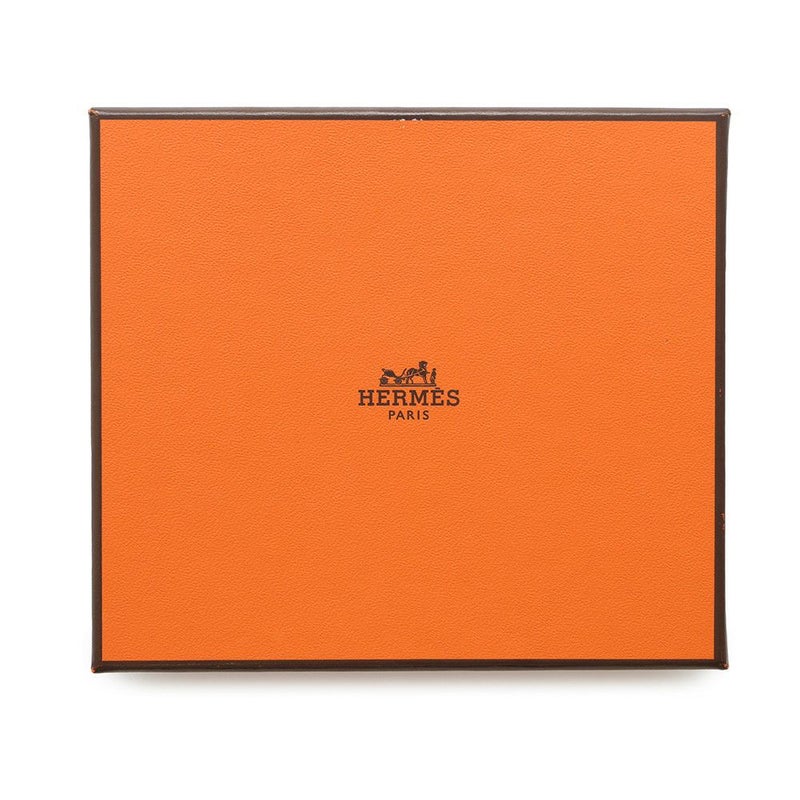 エルメス コインケース アザップコンパクト シルクイン モーヴペール/シルバー金具 エプソン U刻印