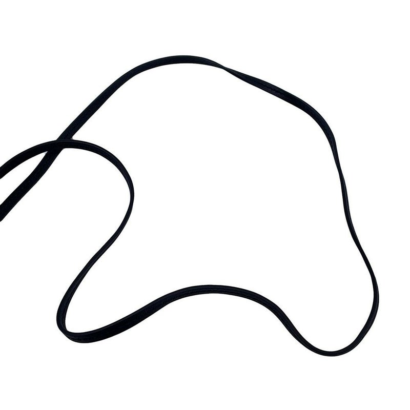 エルメス ネックレス クロシェット ブラック/シルバー金具 アリゲーターマット W刻印 アクセサリー 黒