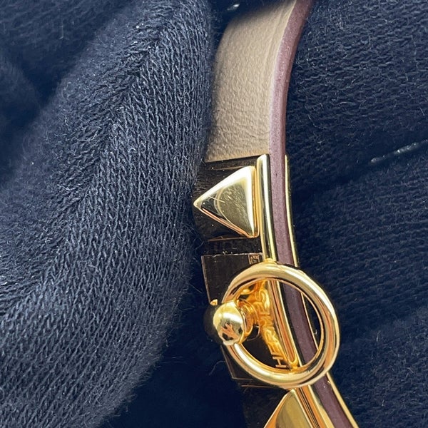 エルメス ブレスレット リヴァル ミニ エトゥープ/ゴールド金具 スイフト サイズT2 B刻印 HERMES