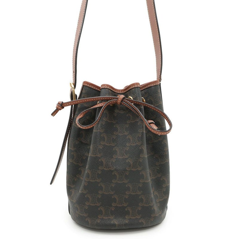 セリーヌ ショルダーバッグ スモール ドローストリングバッグ トリオンフ 191142 CELINE