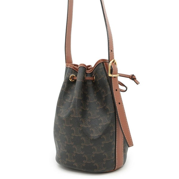 セリーヌ ショルダーバッグ スモール ドローストリングバッグ トリオンフ 191142 CELINE