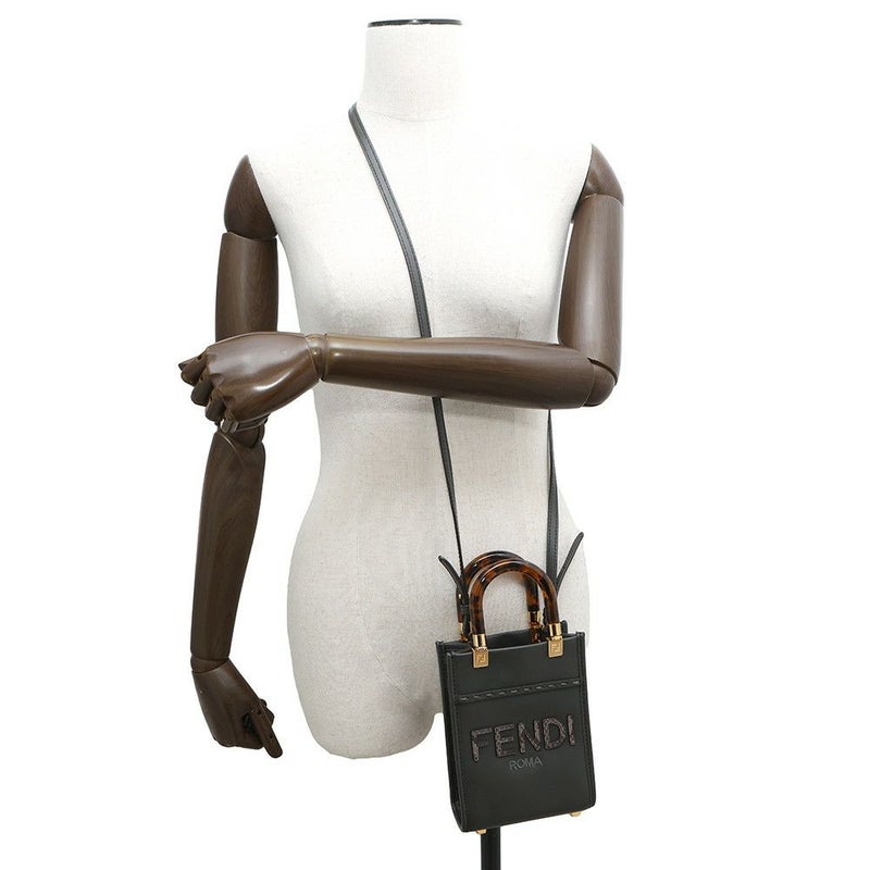 フェンディ ハンドバッグ サンシャイン ショッパー スモール レザー パイソン 8BS051 FENDI 2wayショルダー