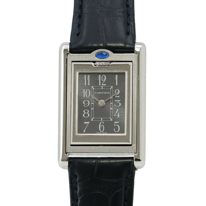 カルティエ タンク バスキュラント W1016830 Cartier 腕時計 ブラック文字盤