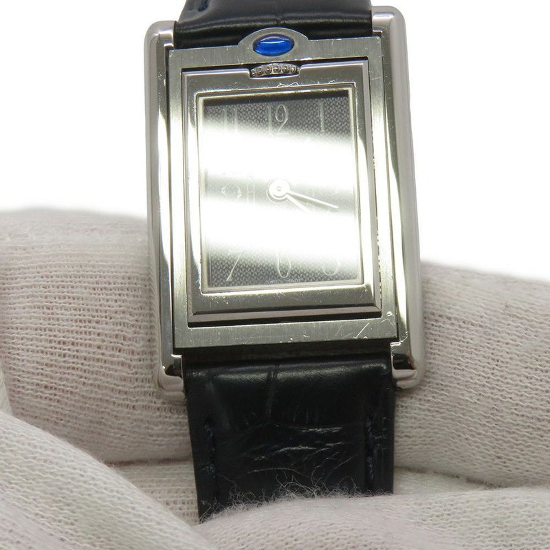 カルティエ タンク バスキュラント W1016830 Cartier 腕時計 ブラック文字盤