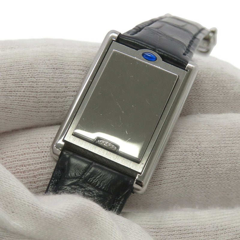 カルティエ タンク バスキュラント W1016830 Cartier 腕時計 ブラック文字盤