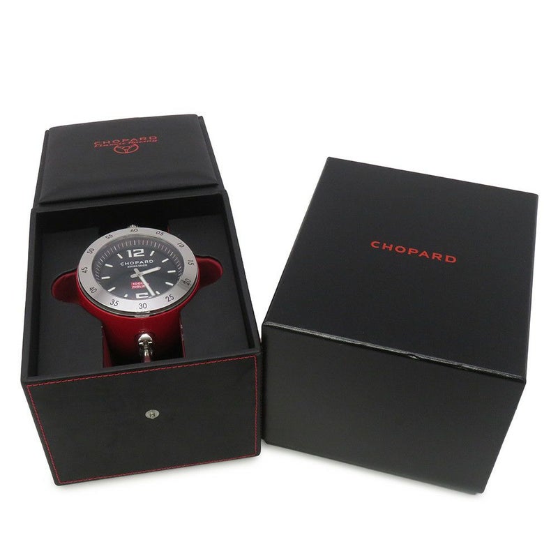 ショパール ヴィンテージ レーシング テーブルクロック 95020-0095 Chopard 置き計 黒文字盤