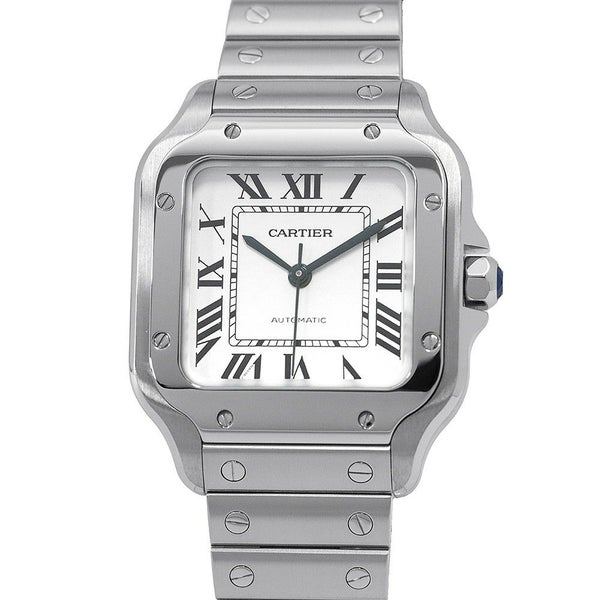 カルティエ サントス ドゥ カルティエ MM WSSA0029 Cartier 腕時計 シルバー文字盤