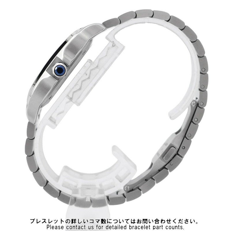 カルティエ サントス ドゥ カルティエ MM WSSA0029 Cartier 腕時計 シルバー文字盤