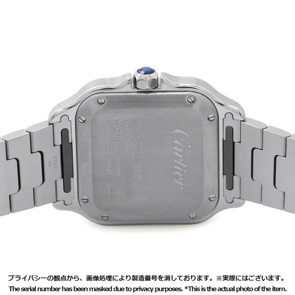 カルティエ サントス ドゥ カルティエ MM WSSA0029 Cartier 腕時計 シルバー文字盤