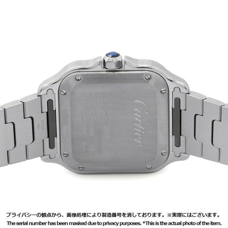 カルティエ サントス ドゥ カルティエ MM WSSA0029 Cartier 腕時計 シルバー文字盤