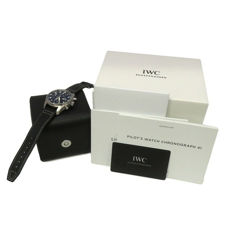 IWC パイロットウォッチ クロノグラフ IW388101 IWC 腕時計 ブルー文字盤