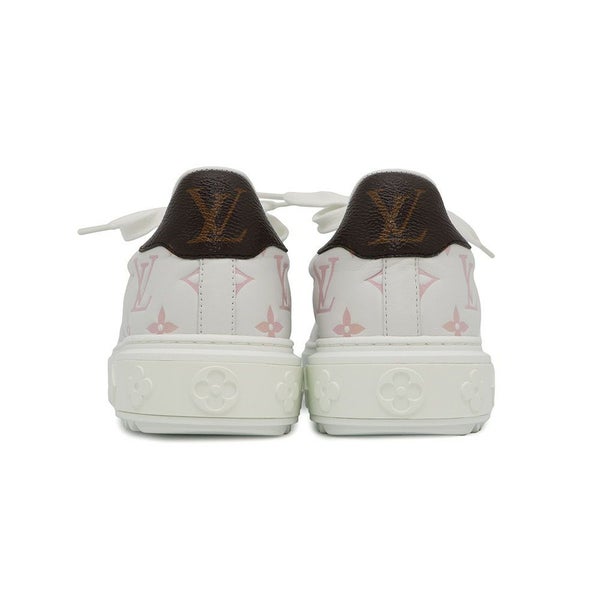 ルイヴィトン スニーカー モノグラム タイムアウト レディースサイズ37 1ABZMH LOUIS VUITTON 靴 白