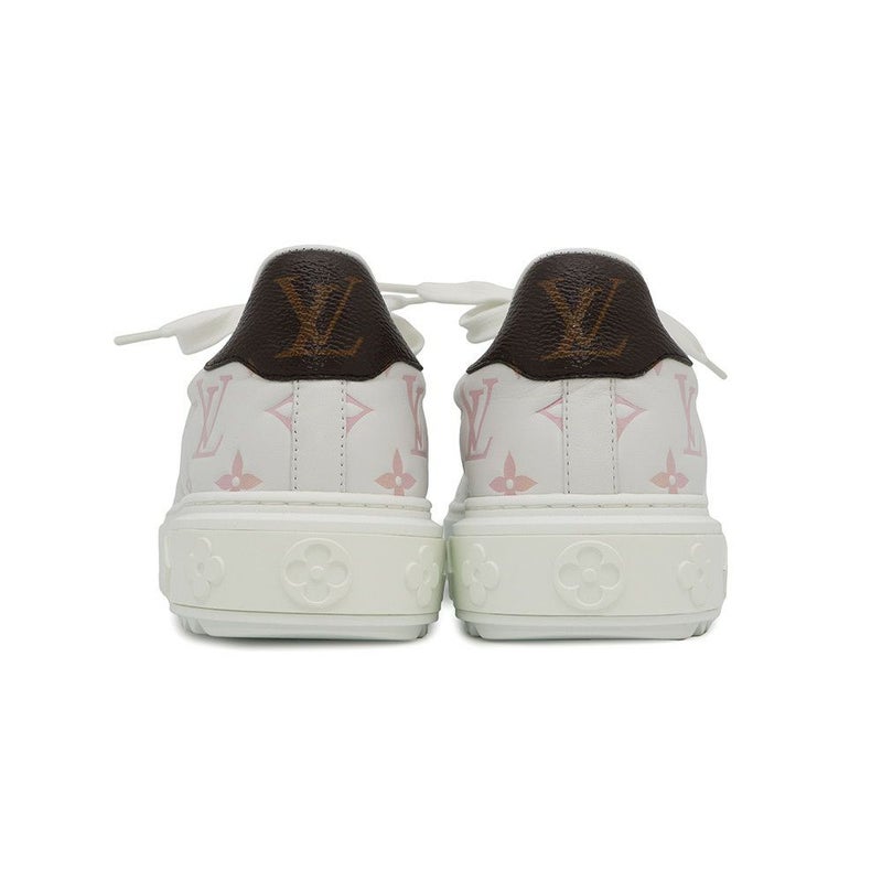 ルイヴィトン スニーカー モノグラム タイムアウト レディースサイズ37 1ABZMH LOUIS VUITTON 靴 白