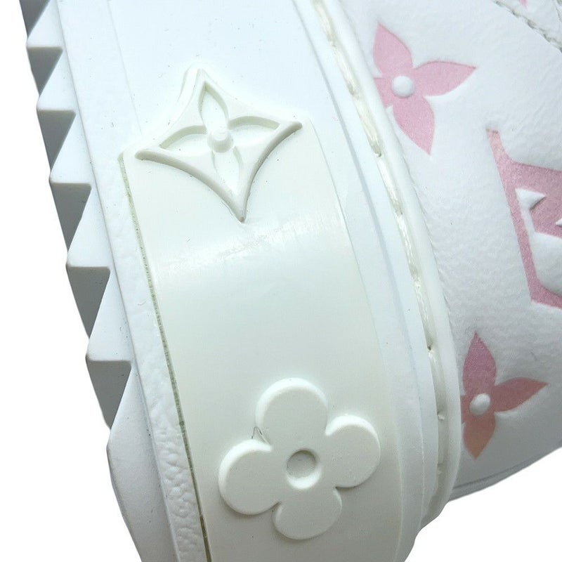 ルイヴィトン スニーカー モノグラム タイムアウト レディースサイズ37 1ABZMH LOUIS VUITTON 靴 白