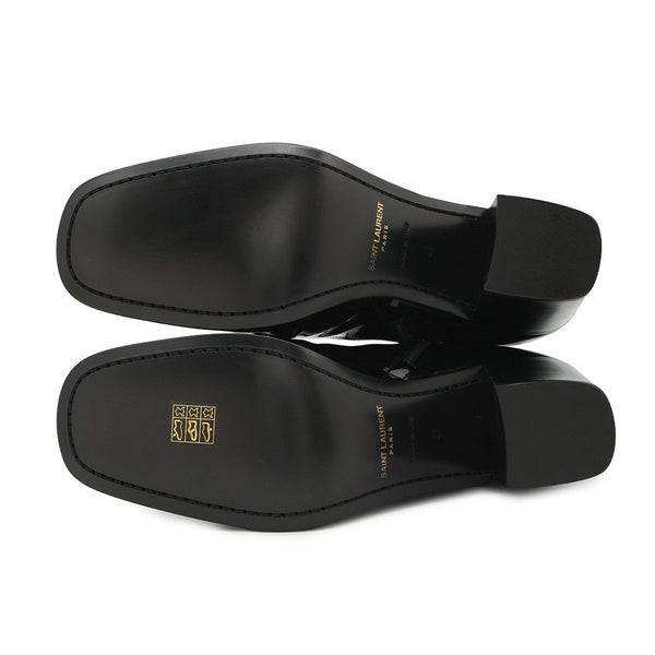 サンローランパリ ブーツ パテントレザー メンズサイズ41 709468 SAINT LAURENT PARIS 靴 黒