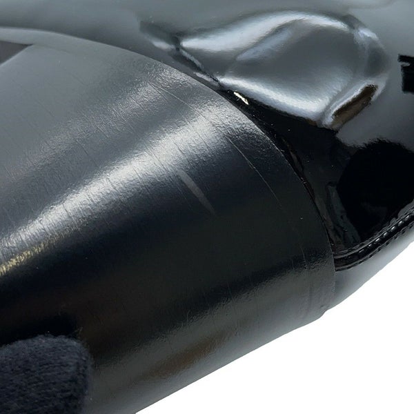 サンローランパリ ブーツ パテントレザー メンズサイズ41 709468 SAINT LAURENT PARIS 靴 黒