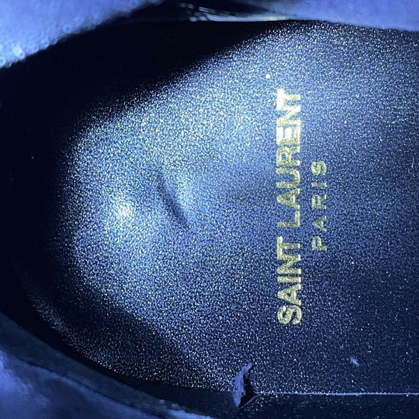 サンローランパリ ブーツ パテントレザー メンズサイズ41 709468 SAINT LAURENT PARIS 靴 黒