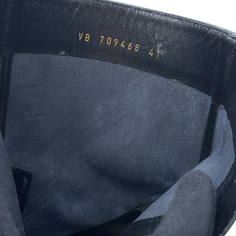 サンローランパリ ブーツ パテントレザー メンズサイズ41 709468 SAINT LAURENT PARIS 靴 黒