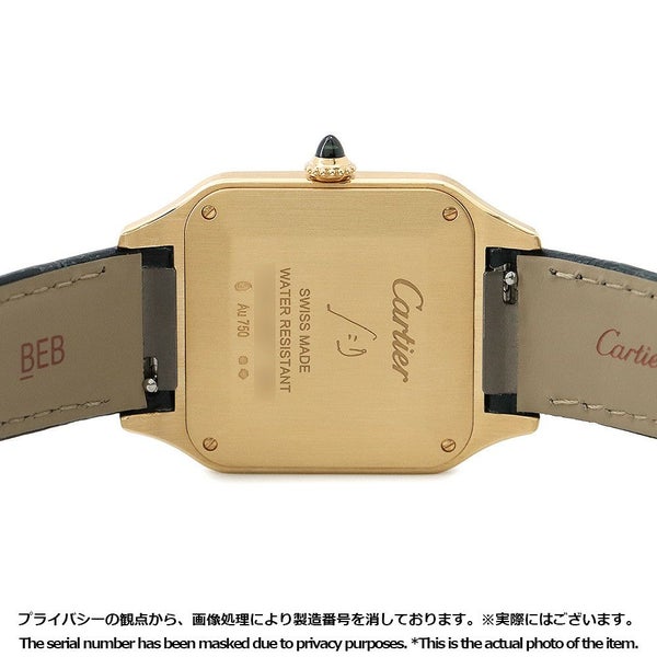 カルティエ サントス デュモン LM WGSA0077 Cartier 腕時計 ブルー文字盤