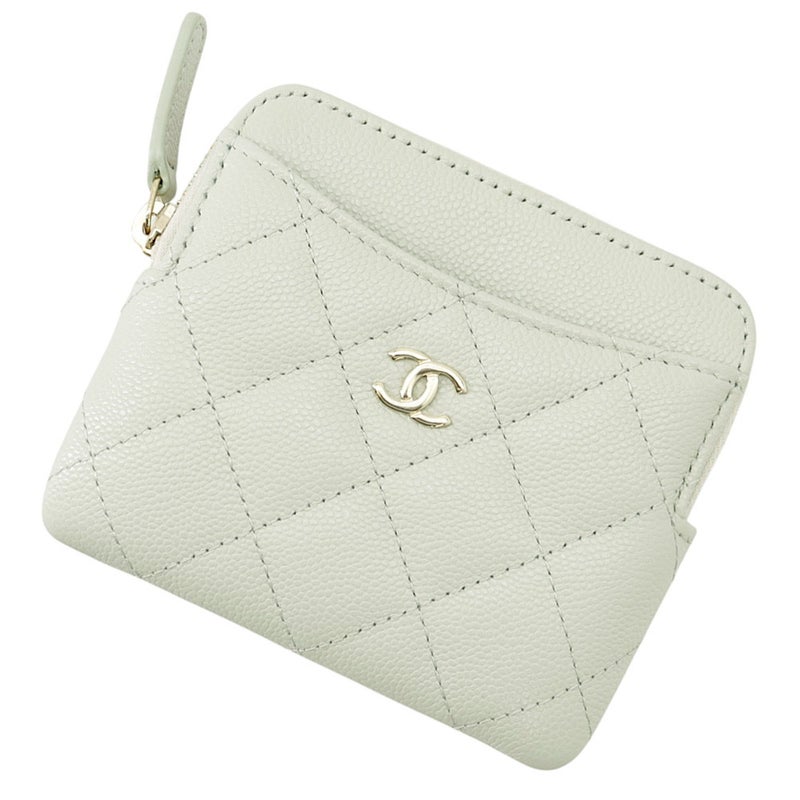 シャネル コインケース マトラッセ ココマーク クラシック ジップ コインパース キャビアスキン AP2061 CHANEL 財布 小銭入れ