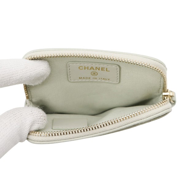 シャネル コインケース マトラッセ ココマーク クラシック ジップ コインパース キャビアスキン AP2061 CHANEL 財布 小銭入れ
