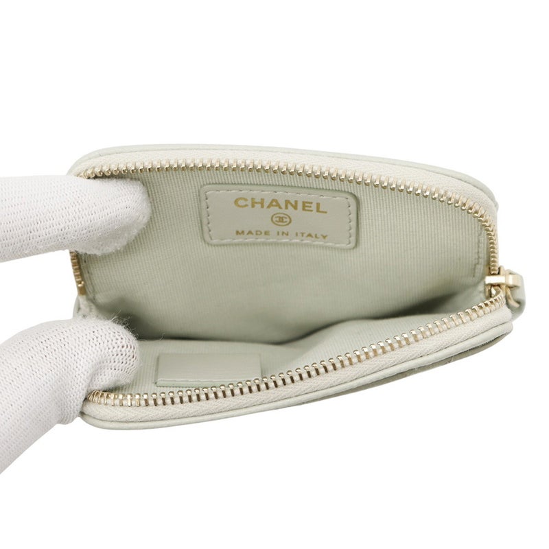 シャネル コインケース マトラッセ ココマーク クラシック ジップ コインパース キャビアスキン AP2061 CHANEL 財布 小銭入れ