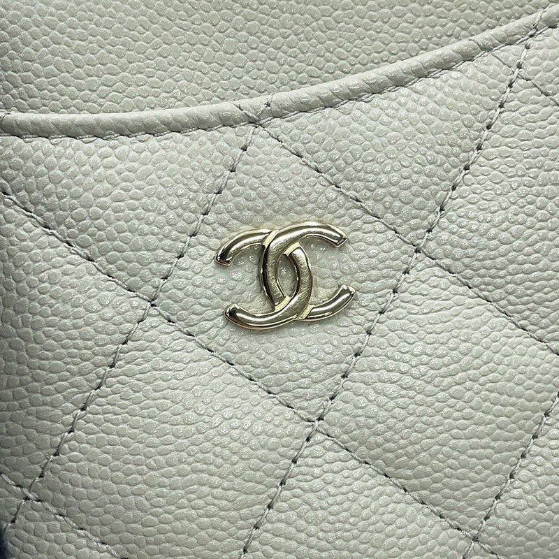 シャネル コインケース マトラッセ ココマーク クラシック ジップ コインパース キャビアスキン AP2061 CHANEL 財布 小銭入れ