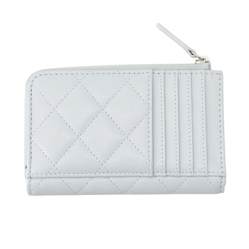 シャネル コインケース マトラッセ ココマーク スター フラグメントケース キャビアスキン AP3732 CHANEL 財布 カードケース