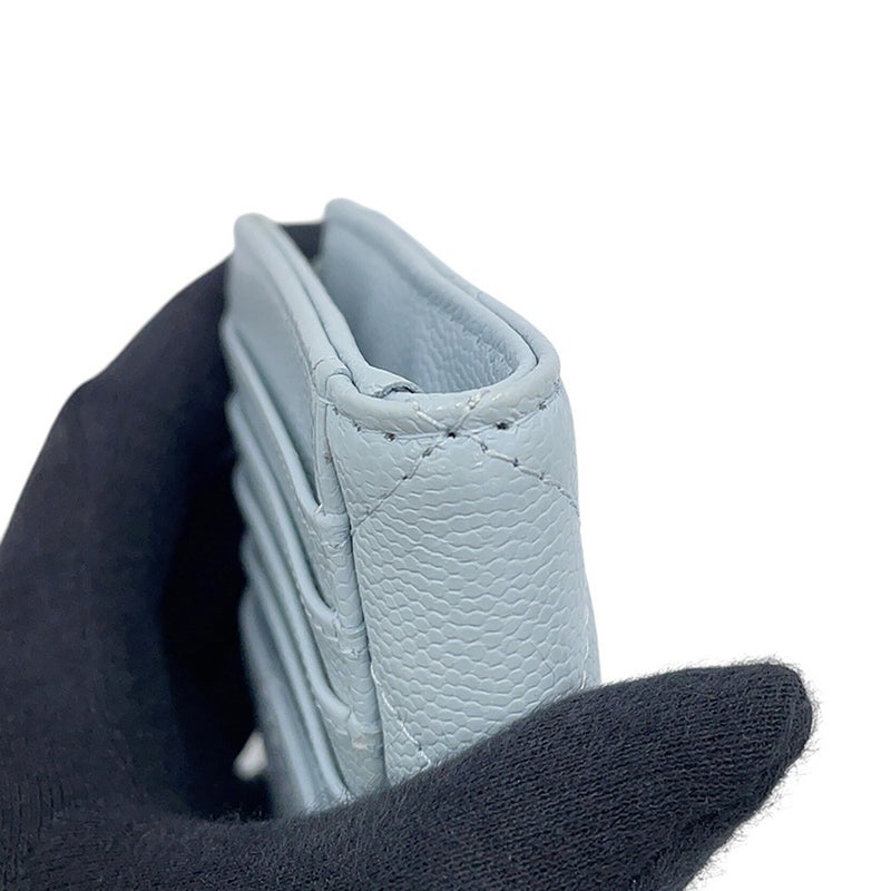 シャネル コインケース マトラッセ ココマーク スター フラグメントケース キャビアスキン AP3732 CHANEL 財布 カードケース